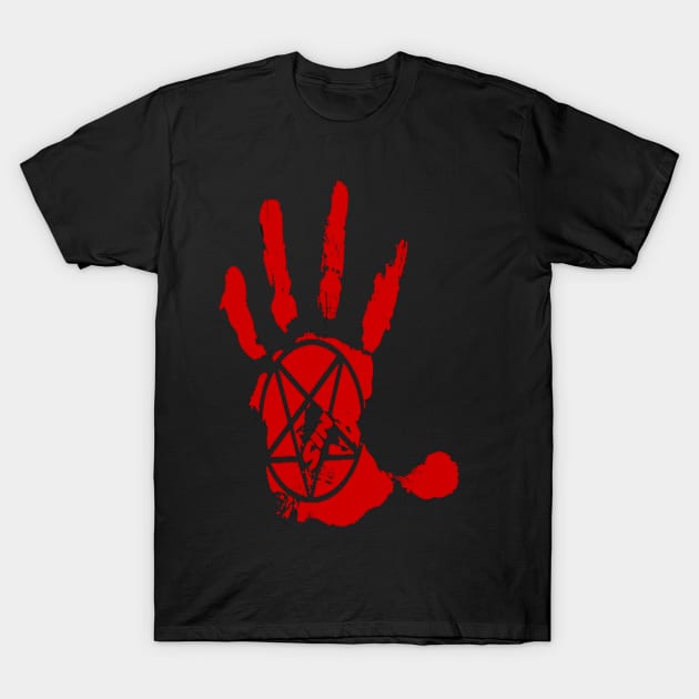 LEFT HAND OF SIN T-Shirt by BIG DAWG APPAREL